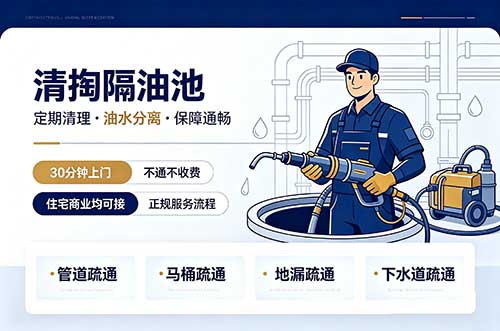 清徐清掏隔油池